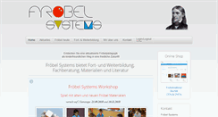 Desktop Screenshot of froebelsystems.de