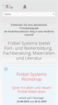 Mobile Screenshot of froebelsystems.de
